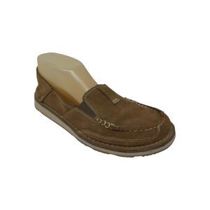 Ariat Bomber Cruiser Brown Leather Slip On Loafers Womens 8.5